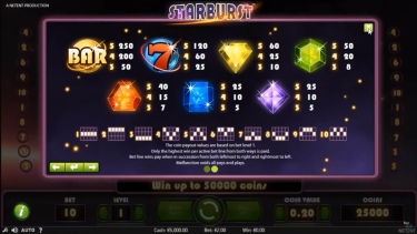 Starburst Slot screenshot 4